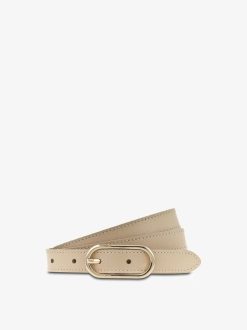 Tamaris Ceinture En Cuir - Beige | Ceintures