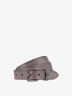 Tamaris Ceinture En Cuir - Argent | Ceintures