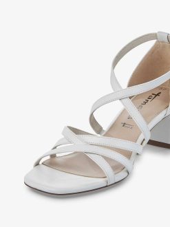 Tamaris Sandale A Talon - Blanc | Des Sandales