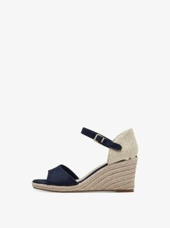 Tamaris Sandale A Talon - Bleu | Des Sandales