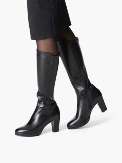 Tamaris Bottes En Cuir - Noir | Bottes