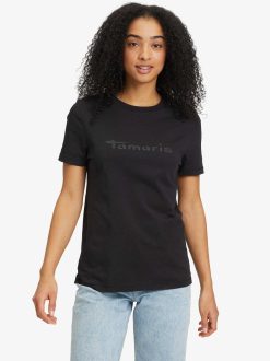 Tamaris T-Shirt - Noir | Chemises Et Hauts