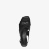 Tamaris Sandale A Talon En Cuir - Noir | Des Sandales