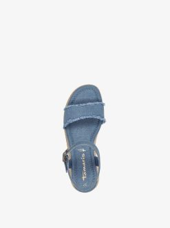 Tamaris Sandale A Talon - Bleu | Des Sandales