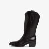 Tamaris Bottine En Cuir - Noir | Bottines