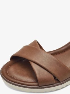 Tamaris Sandale A Talon - Marron | Des Sandales