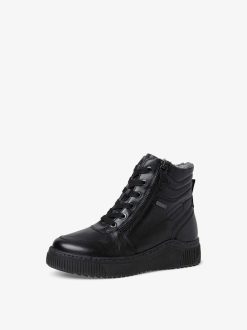 Tamaris Bottine En Cuir - Noir | Bottines