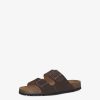 Tamaris Mule En Cuir - Marron | Mules