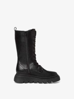 Tamaris Bottine En Cuir - Noir | Bottines