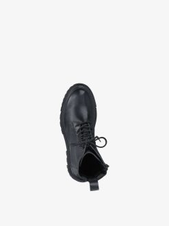 Tamaris Bottine En Cuir - Noir | Bottines