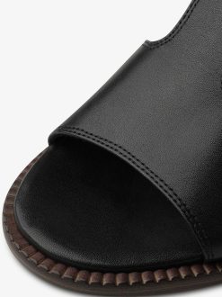 Tamaris Mule En Cuir - Noir | Mules