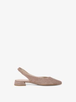 Tamaris Escarpins A Bride En Cuir - Beige | Pompes