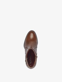 Tamaris Bottine En Cuir - Marron | Bottines