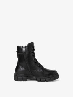 Tamaris Bottine En Cuir - Noir | Bottines