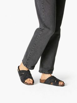 Tamaris Mule En Cuir - Noir | Mules