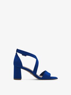 Tamaris Sandale A Talon - Bleu | Des Sandales