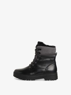 Tamaris Bottine En Cuir - Noir | Bottines