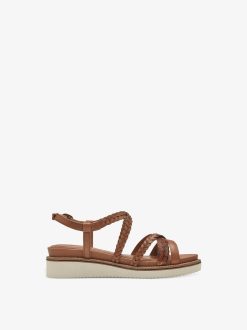 Tamaris Sandale A Talon - Marron | Des Sandales