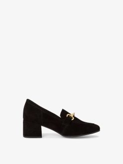 Tamaris Trotteur En Cuir - Noir | Chaussures Basses Et Pantoufles