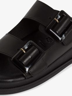 Tamaris Mule En Cuir - Noir | Mules