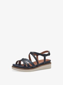 Tamaris Sandale A Talon - Bleu | Des Sandales