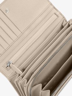 Tamaris Portefeuille En Cuir - Beige | Sacs Et Sacs A Dos