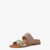 Tamaris Mule En Cuir - Beige | Mules