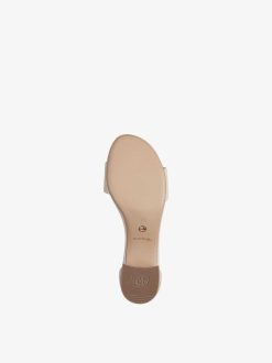 Tamaris Sandale A Talon - Beige | Des Sandales