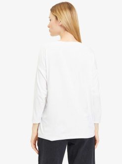 Tamaris Chemise A Manches Longues - Blanc | Chemises Et Hauts