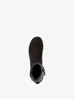 Tamaris Bottine En Cuir - Noir | Bottines