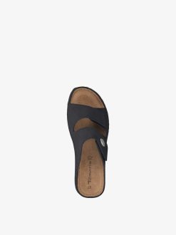 Tamaris Mule En Cuir - Noir | Mules