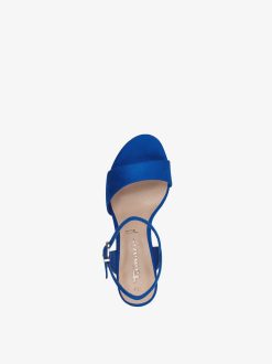 Tamaris Sandale A Talon - Bleu | Des Sandales