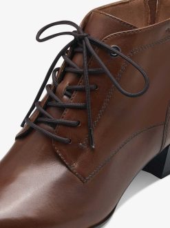 Tamaris Bottine En Cuir - Marron | Bottines