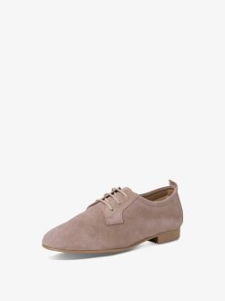 Tamaris Chaussures Basses En Cuir - Beige | Chaussures Basses Et Pantoufles