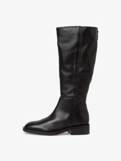 Tamaris Bottes En Cuir - Noir | Bottes