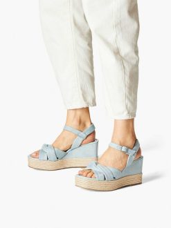 Tamaris Sandale A Talon - Bleu | Des Sandales