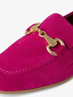 Tamaris Babouche En Cuir - Rose | Chaussures Basses Et Pantoufles