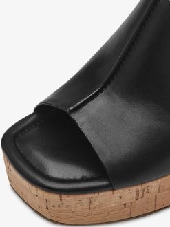 Tamaris Mule En Cuir - Noir | Mules