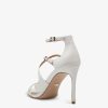 Tamaris Sandale A Talon En Cuir - Blanc | Des Sandales