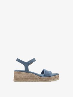 Tamaris Sandale A Talon - Bleu | Des Sandales