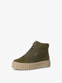 Tamaris Bottine En Cuir - Vert | Bottines