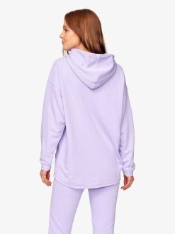 Tamaris Sweat A Capuche Surdimensionne - Violet | Sweats Et Sweats A Capuche