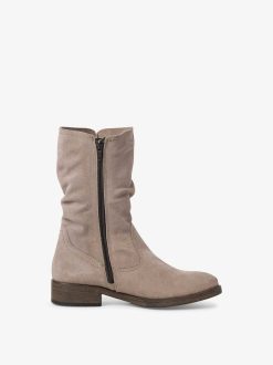 Tamaris Bottine En Cuir - Marron | Bottines