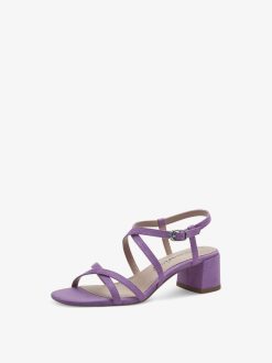 Tamaris Sandale A Talon - Violet | Des Sandales