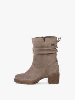 Tamaris Bottine En Cuir - Marron | Bottines