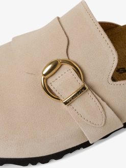 Tamaris Mule En Cuir - Beige | Mules