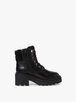 Tamaris Bottine En Cuir - Doublure Chaude Noire | Bottines