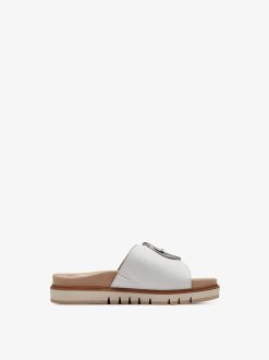 Tamaris Mule En Cuir - Blanc | Mules