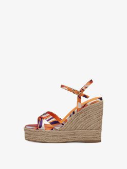 Tamaris Sandale A Talon - Orange | Des Sandales