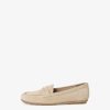 Tamaris Mocassin En Cuir - Beige | Chaussures Basses Et Pantoufles